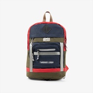 Geoff Max - Bertille Navy Red | Backpack | Tas Ransel | Tas Punggung | Tas Pria Wanita