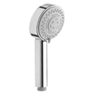 D1205QM/T1n Chrome Shower Head Plastic Front Gray Width 9.5 Cm.3 Functions
