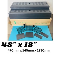 Aquarium Cover With Top Filter Box (48" x 18") (470 x 145 x 1230mm) (4 FEET X 1.5 FEET) For Aquarium