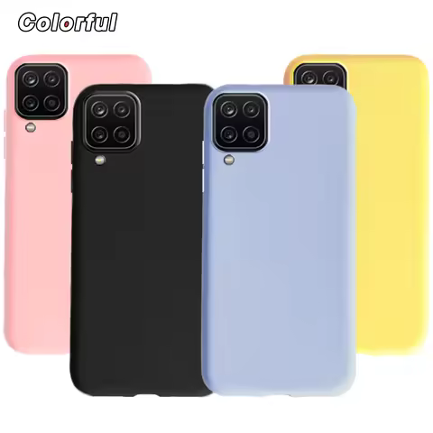 Simple Fashion Case For Samsung Galaxy A12 Cases SM-A125F Soft Slim Cute Cover For Samsung A12 A 12 