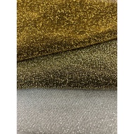 Kain Glitter Fabric bidang 60” Shinning Cloth Stretchable Fabric Live Wedding Backdrop Table Cloth