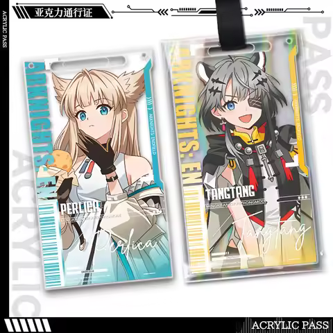 Anime Arknights: Endfield Access Pass Card Cover Acrylic Pass Card Badge Game Merchandise Charm Prot