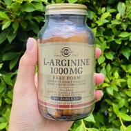 แอลอาร์จินีน L-Arginine Free Form 1000 mg 90 Tablets (Solgar®)