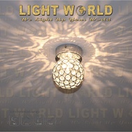 3.5” MINI CRYSTAL CEILING LIGHT C/W G4 WW LED BULB Home Household Decoration LED Light