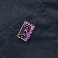 星空 太空 卡式帶 磁帶 金屬襟章