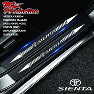 Cutting sticker Sill Plate Toyota Sienta Car Door Step Sticker Toyota Sienta
