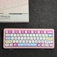 Hellokitty Keycap MOA Height KT Cat Cartoon Cute Adaptation Wooting Lion EV63 Magnetic Axis