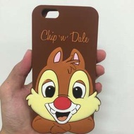 Disney 迪士尼 奇奇蒂蒂 Chip Dale 松鼠 矽膠造型手機殼   IPHONE 6 6s plus 5.5吋