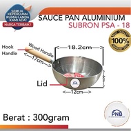 Subron Milk Pot Thick Aluminum Boiling Pot Alloy 18Cm Wooden Handle