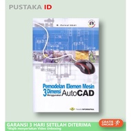 MESIN 3d Machine Element Modeling Book Using Autocad + Cd - Original