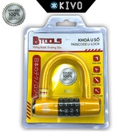 Ổ Khóa Số Cao Cấp BTOOLS Siêu Bền Chống Cắt Chống Nước - Ổ Khóa Số Cửa Nhà/ Khoá Chữ U Chống Trộm - 