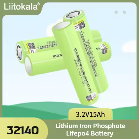 1-6pcs 32140 3.2V 15Ah Lithium Iron Phosphate Lifepo4 Battery Pack for Diy 4s 8s 12v 24V30AH