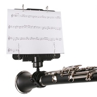 Clarinet Marching Lyre Clarinet Music Clip Music Stand Black Clarinet Music Stand