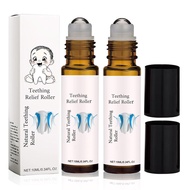 FSSPLJHYJ Baby Gum Massage Roller, 2-Piece Pack Baby Gum Massage Roller, Gum Soothing Roller, Gum Ma