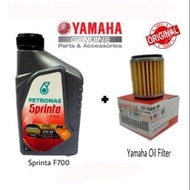 PETRONAS SPRINTA F700 + YAMAHA OIL FILTER (ORIGINAL)