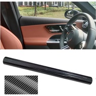 6D Carbon Fiber Tint Vinyl Wrap Film Roll, 1ft x 10ft Car No Bubble Wrap Film Sticker, Car Moto DIY 