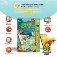 Encyclopedia of 4D Dinosaur Publisher MagicBooks Mizan | Children's Book with Augmented Reality feat