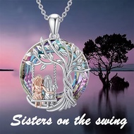 Tree Of Life Sisters Pendant Necklace - Chains Jewelry Accessories, Sentimental Granddaughter Gift, 