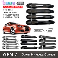 Awesome2u Proton Gen2 Car Door Handle Cover Anti Scratch Protector Accessories 4pcs