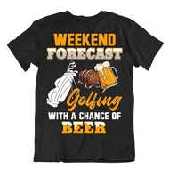Wochenendprognose Overlooking Beer T-Shirt Word Game Tee Bucks Bux Shirt