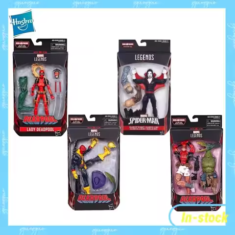 Hasbro Marvel Legends Villains of The Night Symbiote Villains and Spider-Man and Lady Deadpool and D