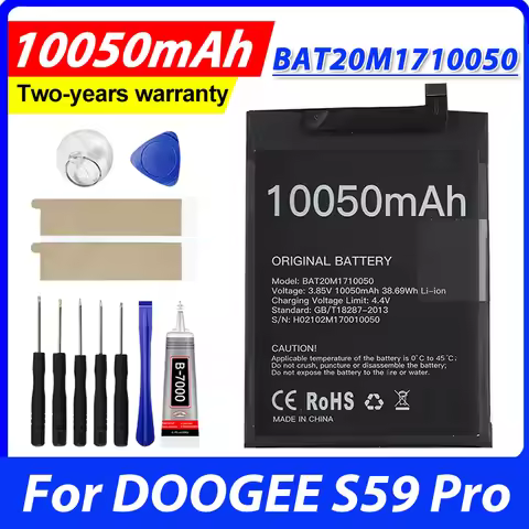 Brand New Battery For DOOGEE V20 V20S V20Pro S41 S99 S59Pro S88 Pro N20 V MAX Pro Mobile Phone Bater