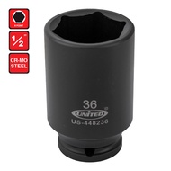 【UNITED】1/2" Impact Deep Socket (8mm - 36mm 6 Point)