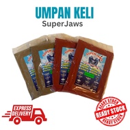 UMPAN KELI SUPER JAWS / DEDAK IKAN KELI/ FISHING POWDER