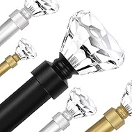 Lepushom 1 Pack Curtain Rods for Windows 48 to 86 Inches（4-7.2 Feet）, 1 Inch Diameter Adjustable Sin