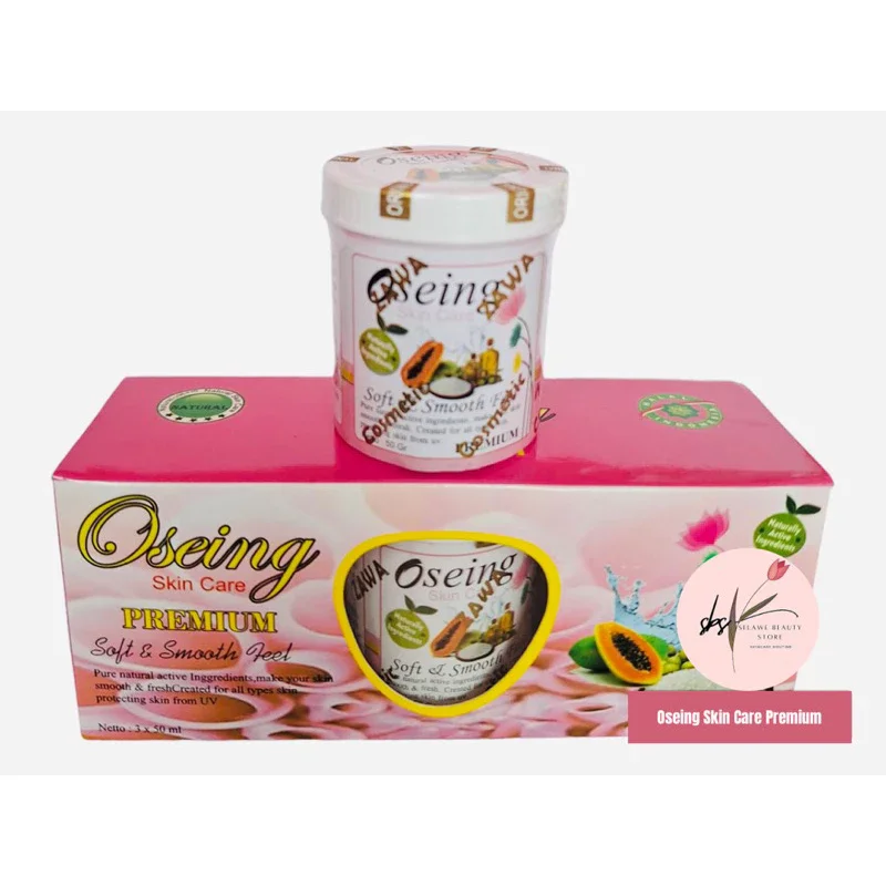 3 PCS CREAM OSEING SKIN CARW PREMIUM ORIGINAL BPOM NA MELEMBABKAN EXP DATE 2027