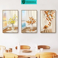 Set of 3 5D Printed Mirror Paintings - Super Sharp, Modern Decor, Meaningful Gifts | Monoka