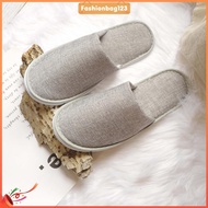 ✥FashionBag✥ Cotton Hemp Hotel Slippers 29x11cm Guest Slippers Closed Toe Slippers for Guests