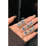 18K white gold rings