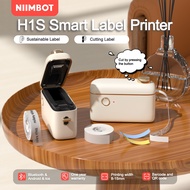 NIIMBOT H1S Mini Label Printer - Print Continuous Label Paper, Support For Android And Ios
