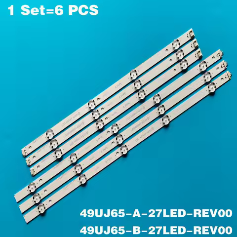6pcs LED backlight for 49UJ701V 49UJ654T 49LJ614V 49UJ634V 49UJ651V 49UJ6517-ZA 17Y 49LH61 49UJ65_A 