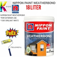 NIPPON PAINT WEATHERBOND (18L) 1001 BRILIANT WHITE