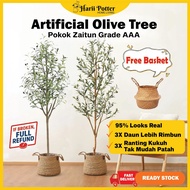 Pokok Zaitun Hiasan Ruang Tamu Rumah Pokok Olive Tree Dekor Rumah Artificial Olive Tree Fake Olive T