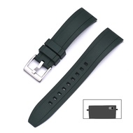 Premium Grade Vulcanized FKM Rubber Watch Strap 20mm 22mm 24mm Quick Release Watchbands