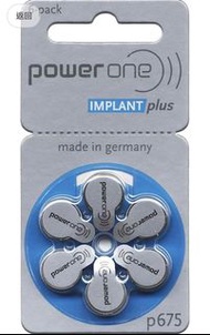 Power One 尺寸 312 助聽器電池 無汞 6顆電池