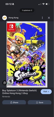 收 splatoon 3 switch 二手遊戲 實體