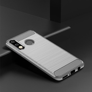 Huawei P30 Lite เคส Huawei P30Lite คาร์บอนไฟเบอร์ TPU ซิลิโคนนิ่มฝาหลังเกราะเคสโทรศัพท์