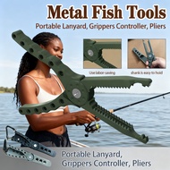 Fish Pliers Grippers Lanyard Controller Portable Metal Tools