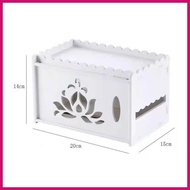 Wall Mounted PVC Waterproof Bathroom Rack Tissue Box Kitchen And Make up Organizer