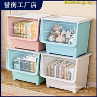 DR.STORAGE 28L/40L/60L Large Capacity Storage Box With Transparent Lid Stackable Toy Snack Storage C