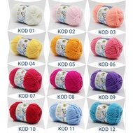 Milk Cotton Yarn 5 Ply (KOD 01⁓KOD 20)