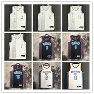 [Hot pressed]Oklahoma City Thunder basketball Jersey Vest City edition Anthony George Westbrook