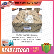 TOYOTA VELLFIRE AGH30 2.5, ALPHARD AGH30 2.5, CAMRY ASV50, AVV51, LEXUS RX270 AGL10 BALANCE SHAFT (O