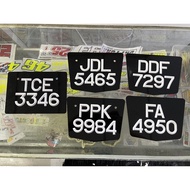 NOMBOR PLATE MOTOR STANDARD/LULUS/PLAT NOMBOR MOTOSIKAL/NOMBOR TIMBUL/NOMBOR PUTIH (MOTOR 1)