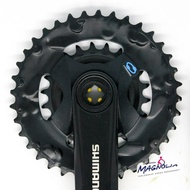 BISA DIORDER CRANKSET CRANK 2 SPEED GIR GEAR DEPAN SEPEDA MERK SHIMANO