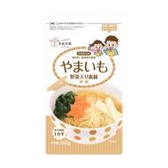 日本東銀來麵 - 無食鹽寶寶蔬菜細麵-山藥-160g/包